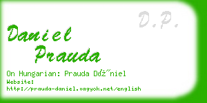 daniel prauda business card